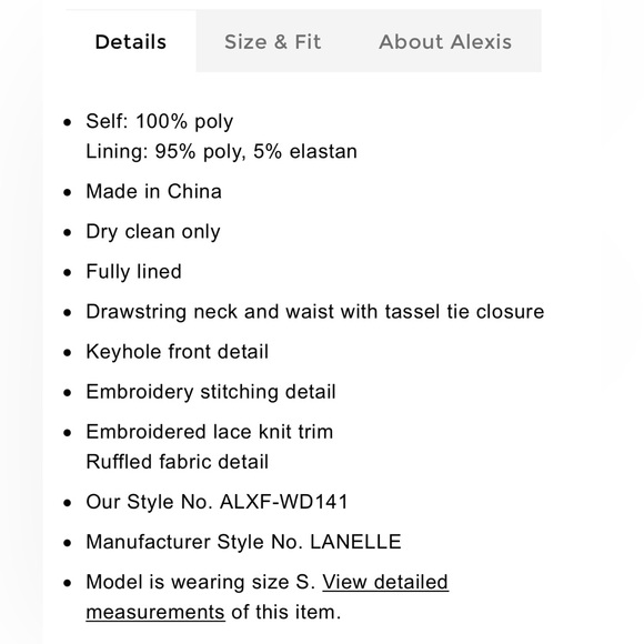 ALEXIS Lanelle Dress REVOLVE - Picture 7 of 8